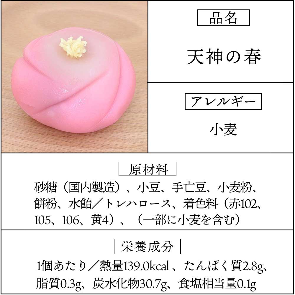 上生菓子天神の春