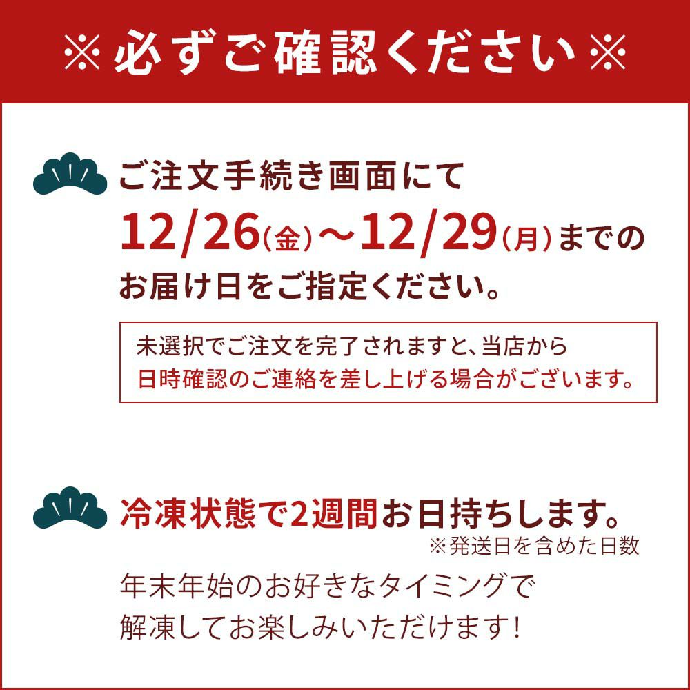 お届け日注意