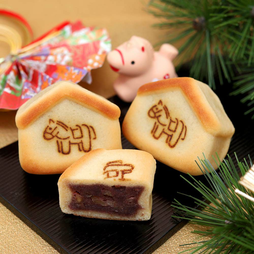 干支菓子4個箱