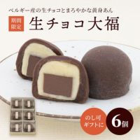 生チョコ大福６個箱 